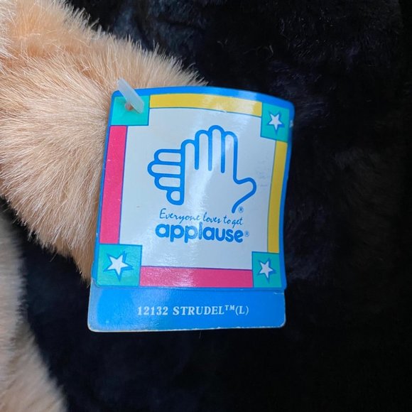 Vintage Applause Plush Puppy Golden Brown 1988 Hound Dog 16 Stuffy Long Ears 80s - Picture 7 of 13